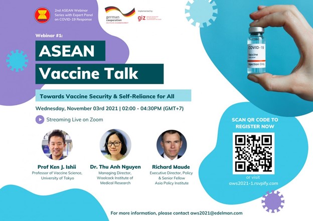 ASEAN Vaccine Talk: Towards Vaccine Security & Self-Reliance for All